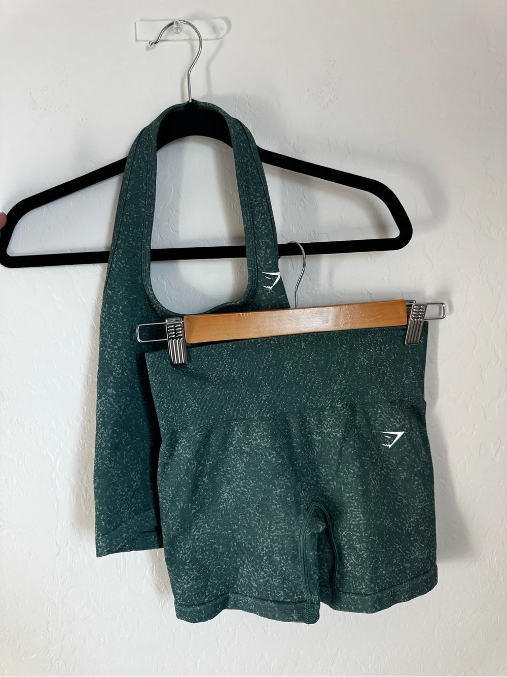 Gymshark ADAPT FLECK X WHITNEY SET TANK And SEAMLESS BIKER SHORTS XS